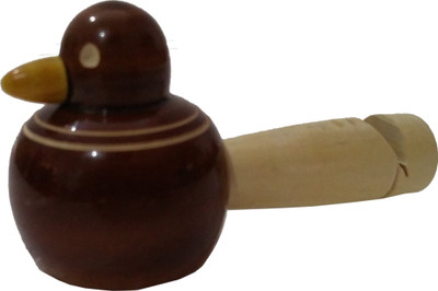 

Khadi Eco Basket Channapatna Wooden Handmade Cuckoo whistle(Brown)
