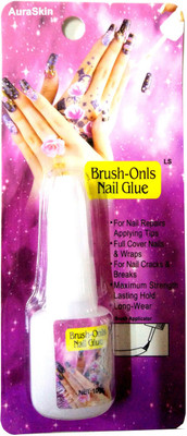 

AuraSkin High quality nail glue instant dry super strong glue(transparent)