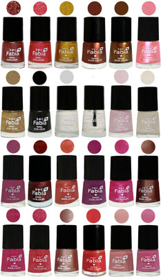 

Fabia Shiny and Modern Glitter Nail Polish Combo2111201879 Jerry Wine-Jerry Pink-Jerry Golden-Light Jerry Coffee-Dark Golden-Jerry Peach-Light Golden-Black-White-Top Coat-Lychee-Light Cream-Dark Cherry Blossom-Brick Red-Dark Peach-Shock Pink-Pink-Light Co