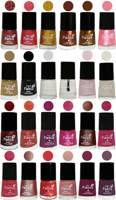 

Fabia Shiny and Modern Glitter Nail Polish Combo2111201900 Jerry Wine-Jerry Pink-Jerry Golden-Light Jerry Coffee-Dark Golden-Jerry Peach-Light Golden-Black-White-Top Coat-Lychee-Light Cream-Brick Red-Dark Peach-Shock Pink-Pink-Light Coffee-Magenta-Shock P