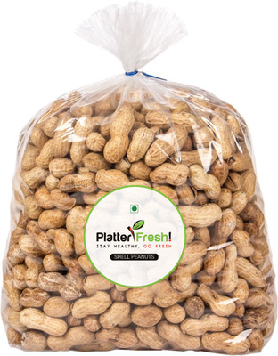 

Platter Fresh Shell Peanuts / Ground Nuts Roasted Gram(200 g, Pouch)