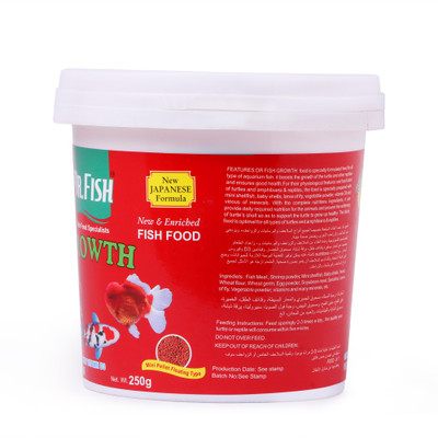 

DR. FISH Food Growth Sea Food 250 g Dry Fish Food(Pack of 2)