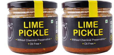 

ZAAIKA PREMIUM QUALITY LIME PICKLE (PACK OF TWO) Lemon Pickle(400 g, Pack of2)