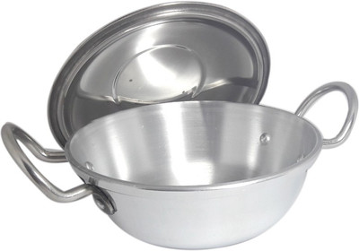 bartan hub kadhai with lid (3500ml) Kadhai 26 cm diameter with Lid 3500 L capacity(Aluminium)