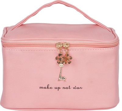 

Uberlyfe 1750 Giraffe Cosmetic Bag Cosmetic Bag(Pink)