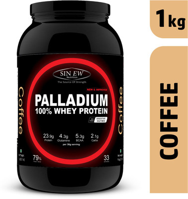 

Sinew Nutrition Palladium Whey Protein with Digestive Enzymes, 1 kg (Coffee) Whey Protein(1 kg, Coffee)