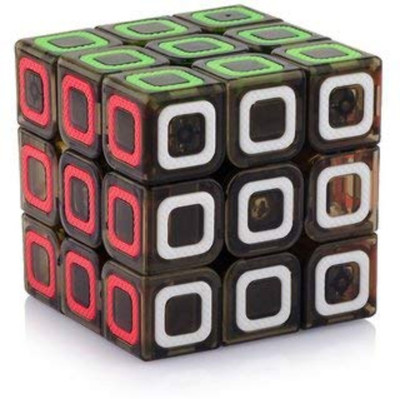 

Smartcraft Black Base Stickerless Transparent Rubiks Cube (3x3 Stylish Cube)(1 Pieces)