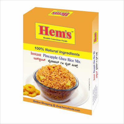 

Hem's Instant Pineapple Ghee Rice Mix 100 g