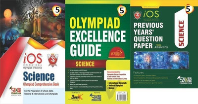 Silver Zone Olympiad Books Science IOS Comprihenshive Book + Guide Book + Previous Question Papers Book Class 5 (3Books Set)(Paperback, Olympiad)
