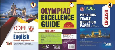 Silver Zone Olympiad Books English IOEL Comprihenshive Book + Guide Book + Previous Year Question Papers Class 4 (3Books Set)(Paperback, Olympiad) Silver Zone Olympiad Books English IOEL Comprihenshive Book + Guide Book + Previous Year Question Papers Class 4 (3Books Set)(Paperback, Olympiad)