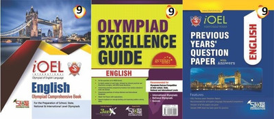 Silver Zone Olympiad Books English IOEL Comprihenshive Book + Guide Book + Previous Year Question Papers Class 9 (3Books Set)(Paperback, Olympiad) Silver Zone Olympiad Books English IOEL Comprihenshive Book + Guide Book + Previous Year Question Papers Class 9 (3Books Set)(Paperback, Olympiad)