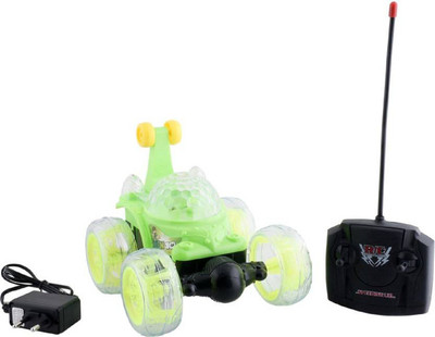 

AZIN Remote Control Stunt Car With 360 Degree Revolving Action, With Light(Multicolor)