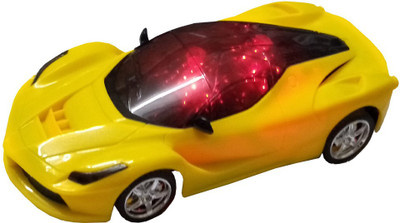 

Sheetal Super Car with 3D Lights(Yellow)
