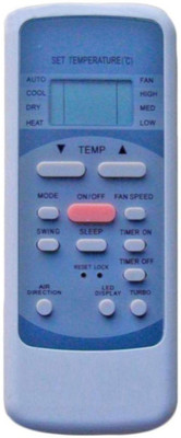 

Upix AC Remote Model No. 78, Compatible with Bluestar, Onida, Voltas, Godrej AC Model Remote Controller(White)