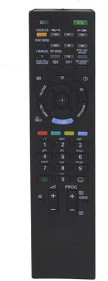 

Upix LCD/LED Remote Compatible Remote Controller(Black)
