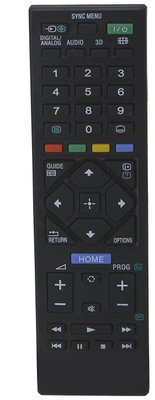 

Upix LCD/LED Remote Control Remote Controller(Black)