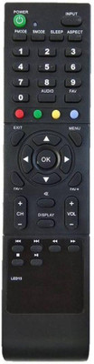 

Upix LED/LCD Remote Compatible Model Remote Controller(Black)