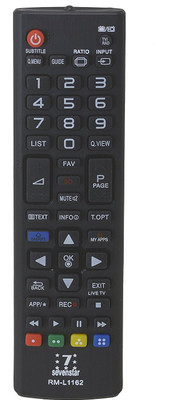 Upix LG LCD/LED Remote, Works with LG LCD, LED, 3D Models Remote Controller(Black)