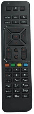 

Upix DTH Remote Remote Controller(Black)