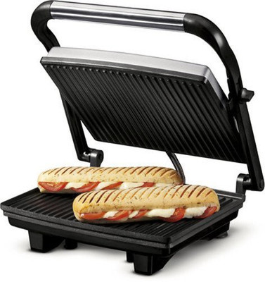 

Nova 2 Slice Panini Grill Sandwich Press Grill, Toast(Grey)