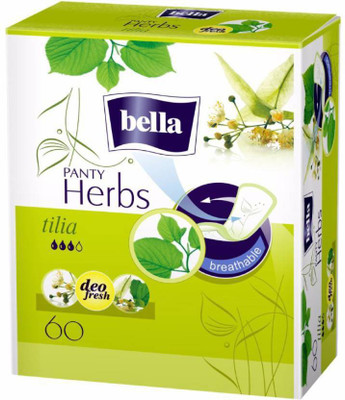 

bella Herbs Tilia Pantyliner -120pcs (Pack of 2) Pantyliner(Pack of 2)