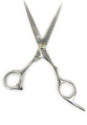 

MALIRAJ Hair Cutting Scissor For Saloon And Home Use Scissors(Set of 1, Silver)