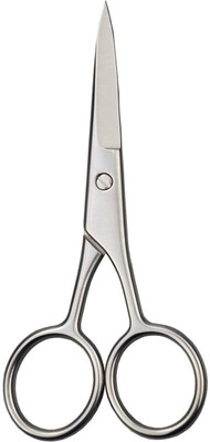 

Fllik Beard and Mustache Styling Scissors & Cutting Scissors Professional Grooming for Personal Care Facial Hair Removal and Ear Nose Eyebrow Trimming Stainless Steel Scissor Scissors(Set of 1, Steel)