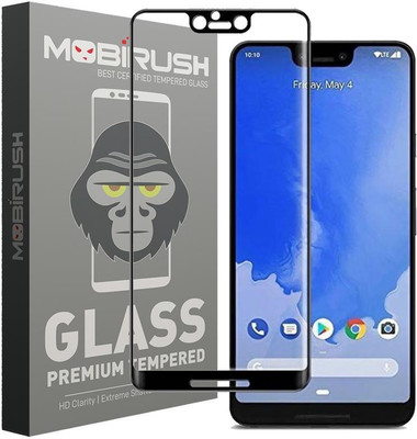 MOBIRUSH Edge To Edge Tempered Glass for Google Pixel 3 XL(Pack of 1)