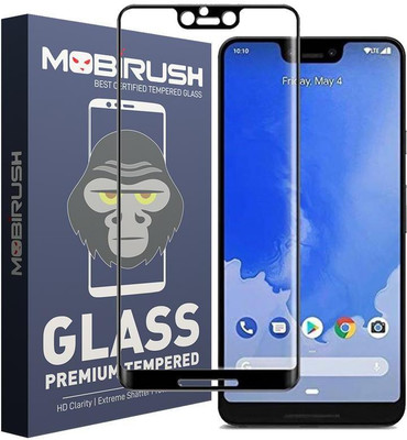 MOBIRUSH Edge To Edge Tempered Glass for Google Pixel 3 XL(Pack of 1)