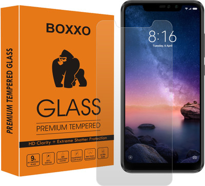 Boxxo Tempered Glass Guard for Mi Redmi Note 6 Pro(Pack of 1)