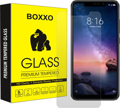 Boxxo Tempered Glass Guard for Mi Redmi Note 6 Pro(Pack of 1)
