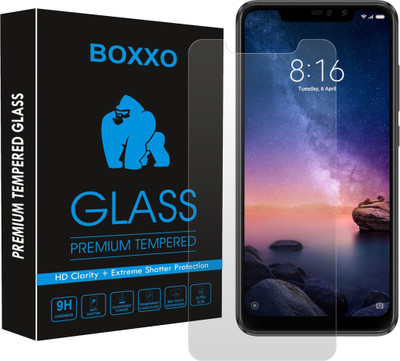 Boxxo Tempered Glass Guard for Mi Redmi Note 6 Pro(Pack of 1)