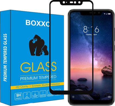 Boxxo Tempered Glass Guard for Mi Redmi Note 6 Pro(Pack of 1)