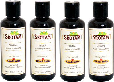 

Srotam Shikakai Shampoo ( Set of 4 Bottle)(840 ml)