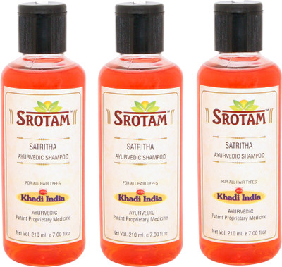

Srotam Satritha Shampoo ( Set of 3 Bottle)(630 ml)