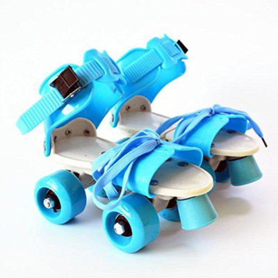 

FunBlast Adjustable Quad Roller Quad Roller Skates - Size 4 UK(Blue)