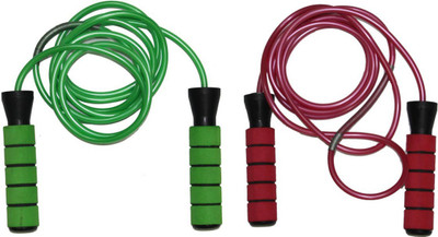 

Snipper Best in Fitness, Sports, Exercise, Ball Bearing Skipping Rope(Green, Red, Length: 5 inch)