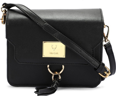 

Allen Solly Women Casual Black PU Sling Bag