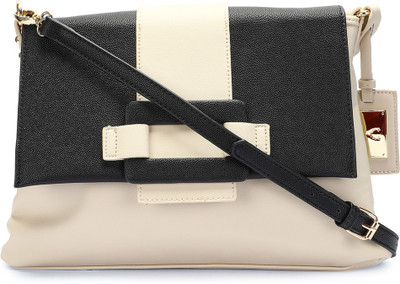 

Allen Solly Women Casual Beige PU Sling Bag