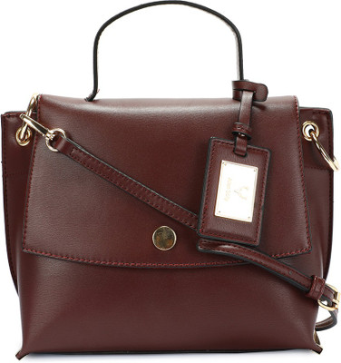 

Allen Solly Women Casual Maroon PU Hand-held Bag