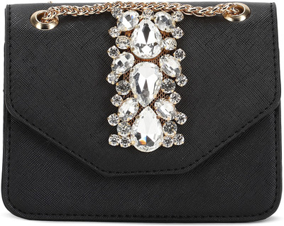 

Dune London Women Casual Black PU Sling Bag