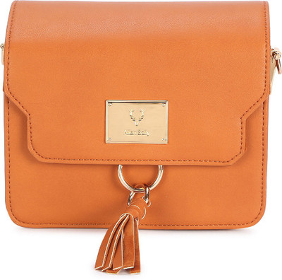 

Allen Solly Women Casual Brown PU Sling Bag