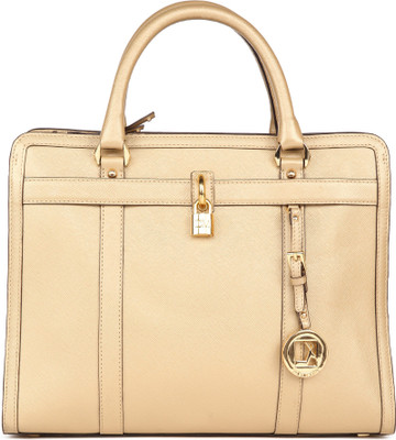

Da Milano Women Casual Gold Leatherette Sling Bag