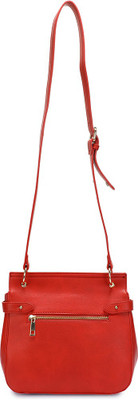 

Allen Solly Women Casual Red PU Sling Bag