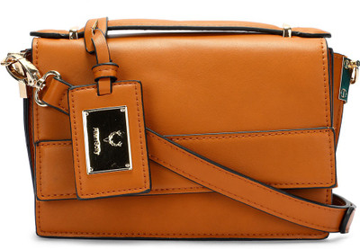 

Allen Solly Women Casual Brown PU Sling Bag