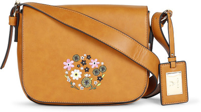

Allen Solly Women Casual Brown PU Sling Bag