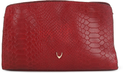 Hidesign Women Casual Red Genuine Leather Sling Bag