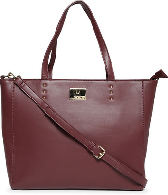 

Allen Solly Women Casual Maroon PU Hand-held Bag