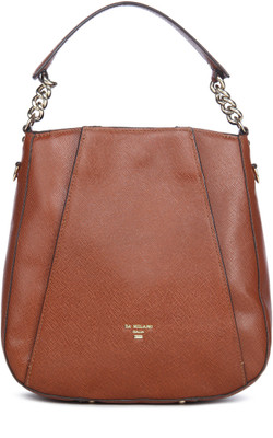 

Da Milano Women Casual Brown Leatherette Sling Bag