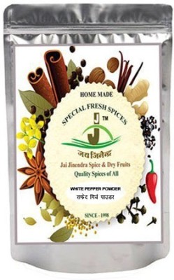 

Jai Jinendra Spices & Masale White Pepper Whole (Safed Kali Mirch) - 100 gm(101 g)